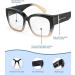 Buy SIPHEW Blue Light Filter Glasses - Stylish Computer Glasses for Eye Protection (Black & Brown No Prescription Needed) - International Shipping Available - Buy Online on GoSupps.com