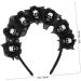 Didiseaon Halloween Headband Halloween Hairbands Halloween Favor Halloween Black Rose Headband Halloween Skull Headpiece Day of The Dead Headpiece Goth Headband Gothic Skull Headband Fabric - Buy Online on GoSupps.com