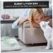 INOOMP 3pcs Box Rabbit Toilet Pet Small Rat Toilet Hamster Litter Tray Guinea Toilet Rabbit Potty Bunny Pp 25X20X10CMx3pcs Greenx3pcs - Buy Online on GoSupps.com
