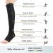 Mdrcg Compression Stockings with Zipper | Knee High Open Toe Calf Socks | 15-20 mmHg Support for Optimal Circulation - Buy Online on GoSupps.com