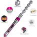 5 in 1 Hair Curling Wand Set with Ceramic Barrel, Temperature Adjustment - Includes Clips and Glove for Long & Short Hair - Buy Online on GoSupps.com