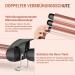 Buy Curling Iron 3 Barrels for Beach Waves - Adjustable Fast Heating Wave Iron for All Hair Types - Rose Gold - Buy Online on GoSupps.com