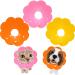 TrelaCo 3 Pieces Cat Recovery Collar, Adjustable Cat Cone Collar for Kitten Cats, Sun Flower Neck Cat Cone Recovery Collar for Pet Kitten Cat Puppy Rabbit to Prevent from Biting Scratching Medium