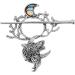 minkissy Viking Wolf Moon Hair Clips: Vintage Celti-c Knot Shawl Hairpins Retro Silver Alloy Viking Hair Barrette Hair Sticks for Women Girls Birthday Jewelry Accessories - Buy Online on GoSupps.com