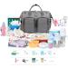 Pomelo Best Baby Changing Bag with Pram Clips and Changing Mat Grey - Buy Online on GoSupps.com