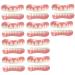 Xzlzmd dentures silica top Bottom dental prostheses lnstant repair of cracked or missing dental prosthesis cosmetic natural color temporary prosthesis teeth veneer 10 pairs