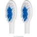 Proficare PC-EZS 3000 Electric Sound Toothbrush | Optimal Dental Care & Oral Hygiene | Includes 2 Butsiessents | Battery Operated | White-Blue - Buy Online on GoSupps.com