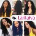 9A Brazilian Deep Wave Human Hair Bundles 20-26 inch - 4 Bundle Pack | Unprocessed Virgin Curly Wavy Hair - Natural Black Color | Laritaiya - Buy Online on GoSupps.com