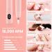 Cordless Electric Nail Drill Kit - Portable Rechargeable 5 Speeds LED Light DIY & Professional Use (Pink - Buy Online on GoSupps.com