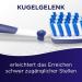 Dr.BEST Interdent Active Hard Toothbrush - Effective Cleaning for Interdental Spaces (1 Piece) - International Shipping Available - Buy Online on GoSupps.com