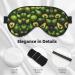 SSIMOO Avocado Pattern Soft Sleep Eye Mask | Breathable Travel Eye Patch for Relaxation | Perfect for Women - Buy Online on GoSupps.com