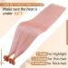 Runature Pink Bonds Extensions - 50cm Real Hair U Tip Keratin Bonding - 25pcs Hot Fusion #Pink - Buy Online on GoSupps.com