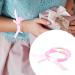 STOBOK 1pc Ribbon Glitter Bracelet Bangles Glitter Jelly Bangle Silicone Glitter Filled Jelly Bracelet Bowknot Jelly Bangle Bracelets Purple Women's Plastic Accessories Bagging Machine Pink 7.5x7.5cm - Buy Online on GoSupps.com