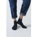 Yomandamor Men's Bamboo Diabetic Ankle Socks - 6 Pairs, L Size 10-13, Black/Grey, Non-Binding Top & Seamless Toe - Buy Online on GoSupps.com