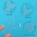 Eyelash Perm Curler Silicone Pads (5 Sizes) & Y Shape Brush - 44 Pieces for Perfect Eyelash Lifting - Buy Online on GoSupps.com