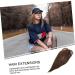FOMIYES Invisible Wig Wigs Hair Toppers for Thinning Hair Hairpieces for Women Wiglets Hairpieces for Thinning Hair Hairpiece Topper Hair Extensions Chemical Fiber No Trace Miss 35.00X14.00X13.00CM Light Brown - Buy Online on GoSupps.com