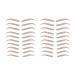 CUDDIKAJI Easy To Apply Eyebrows Professional Accessories Authentic Makeup Products Tint For Eyebrows Waterproof And Long Lasting Brown-08 2pcs