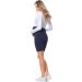 Be Mammy BE20-228 3XL Navy Blue Short Maternity Leggings Tights for Women - Buy Online on GoSupps.com