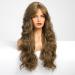 Buy Haircube 26-inch Long Brown Wavy Wig for Women - Natural Looking Heat-Resistant Synthetic Pony Curly Wig for Daily & Party Use - Buy Online on GoSupps.com
