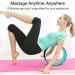 FEWOO Yoga Wheel Set for Back Pain Relief and Flexibility - Includes 3 Black+Green Props for Stretching, Massages, and Backbends - Buy Online on GoSupps.com