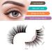 Buy 3D Cat Eye Lashes | 14 Pairs Faux Mink Eyelashes - Reusable Thin Band Perfect for a Glam Look! - Buy Online on GoSupps.com