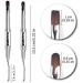Ycyan 2Pcs Polygel Nail Brush & Picker - Dual-ended Gel Brushes for PolyGel UV Builder Nails - Black - Buy Online on GoSupps.com