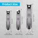 Lophe 3PC Manicure Set - Professional Stainless Steel Nail Clippers & Scissors Kit for Home & Travel | Nail Care for Women Men & Seniors - Buy Online on GoSupps.com