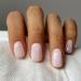 24PC Press On Nails - Short Square Medium Solid Dark Color Fake Nails | Ivory Stick On & Glue On Coffin Nails - Buy Online on GoSupps.com