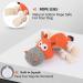 Iokheira Dog Toys for Big Dogs | Squeaker & Zug Rope Plush Toys | Interactive Soft Material for Large Medium and Small Dogs - Antique Orange - Buy Online on GoSupps.com