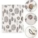 Delitls 2-in-1 Diaper Bag with Wrap Pad - Stylish Organizer & Cosmetic Bag for Moms | White & Leaf Print Baby Essentials - Buy Online on GoSupps.com