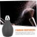MAGICLULU 1pc Powder Spray Ball Powder Spray Bottle Trip Cosmetic Balls Loose Jar Powder Storage Balls Powder Dispenser Makeup Containers Facial Tools Barber Rubber Travel Applicator Shampoo 10x5cm Black - Buy Online on GoSupps.com