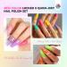 Saviland 20 Colour Neon Nail Polish Set Quick Dry & Long Lasting Summer Nail Polish Super Shine Rainbow Nail Varnish with Base Gloss Top Polish Coat Regular Glitter Nail Polish Kit for Women Gift Set - Buy Online on GoSupps.com