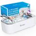 Gisaae Ultrasonic Cleaner 46KHz Portable Ultrasonic Jewellery Cleaner 550ML Clean Pod Glasses Cleaner Machine Cleaning Sets Sonic Cleaner for Silver Jewelry Necklace Glasses Watch Denture Bracelets 550 Ml