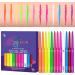 Color Eye Liner UV Fluorescent Rainbow Eye Liner 12 Colors Quick-Drying Waterproof | Neon Glow Supplies Highly Pigmented Graphic Liners for Long-lasting Wearing - Buy Online on GoSupps.com