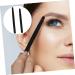 FRCOLOR Retractable Eyebrow Brush Set - 6 Pcs Angled Makeup Brushes & Mini Eyeliner Tool | Travel-Friendly Cosmetic Brushes in Black - Buy Online on GoSupps.com