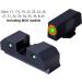 XS SIGHTS Tritium Night Sights for Glock Gen 1-5 MOS Pistols - Orange Front Sight with Tritium Glow Dot - Buy Online on GoSupps.com