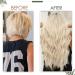 Buy Runatur Real Hair Extensions - 50cm Platinum Blonde Tress 100g for Sewing #60 - Smooth & High-Quality Hair Extensions - Buy Online on GoSupps.com