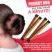 Glamza Women's Magic Hair Bun Snap Styling Donut Former French Twist Band Maker (Light Brown) - Buy Online on GoSupps.com