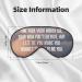 Soft Inspirational Quotes Eye Mask | Adjustable Light Blocking Sleep Mask | Breathable Double-Sided Design for Comfortable Rest - Buy Online on GoSupps.com