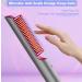 Mixcolor Hair Straightener Brush - Fast Heating, 4 Temp Settings, Anti-Scald - Professional Salon Results at Home - Travel-Friendly - Silver Gray - Buy Online on GoSupps.com