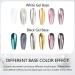 GZMAYUEN Chrome Nail Powder 6 Color Metallic Mirror Nail Powders Silver Gold Pink Chrome Powder for Nails 02 - Buy Online on GoSupps.com