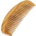Onedor Handcrafted Green Sandalwood Wooden Comb - Natural Anti-Static Hair Detangler (Oval Fine Tooth) - Men and Women - Buy Online on GoSupps.com