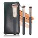 Makeup Brushes Daubigny Foundation Makeup Brushes for Liquid Makeup Pro Kabuki Foundation Brushes Set Premium Synthetic Bristles for Blending Liquid Cream Flawless Powder Buffing Stippling Concealer 3pcs Makeup Brush Black