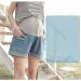 Maternity Denim Shorts for Summer | Elastic & Breathable | Dark Blue | Size M - Buy Online on GoSupps.com