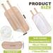 Tebinzi Reusable Castor Oil Pack Wrap Kit | Organic Castor Oil Packs for Liver Detox | Bio Castor Oil Compress Set - International Shipping Available - Buy Online on GoSupps.com
