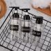 Segbeauty 10.1oz Shampoo Bottles with Labels - 3pcs Plastic Lotion Dispensers | Refillable Shower Bottles Set for Bathroom | Black Pump, 300ml Capacity - Buy Online on GoSupps.com