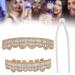 Gold Teeth Decoration Set - Hip Hop Style Brace for Halloween, Cosplay, Party - Unisex Gift Option - Buy Online on GoSupps.com