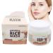 Leavein Face Mask rinsefree facial whitening gel with raw rice porridge travel products for travel business trips home dorm vacation Novent