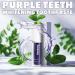 Teeth Brightening Purple Toothpaste 30ml | Instant Whitening & Stain Removal | All Ages | Perfect for Weddings & Events - Buy Online on GoSupps.com