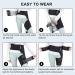 Hip Brace with Removable Belt - Sciatica Pain Relief & Hip Support for Men & Women (Black Left) - Enhanced Compression Sleeve for Arthritis & Pulled Muscles - Buy Online on GoSupps.com